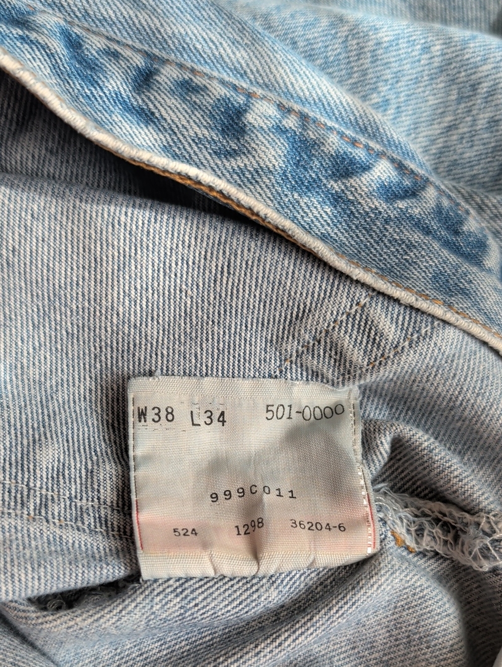 Levis 501xx 38x34 - Picture 3 of 8
